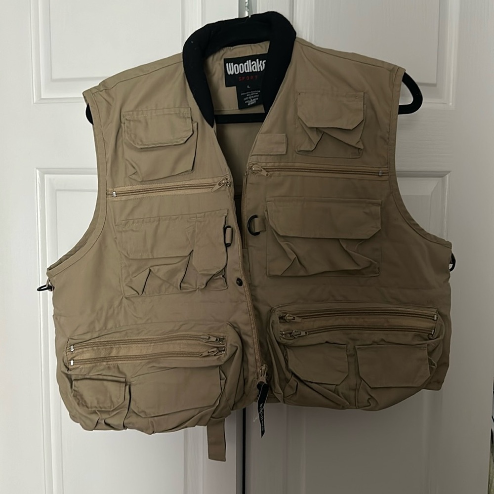 Woodlake Sport Tan Fisherman’s Vest